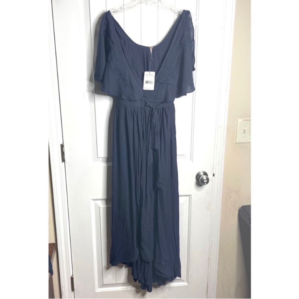 Dark blue boho dress. Brand new with tags!